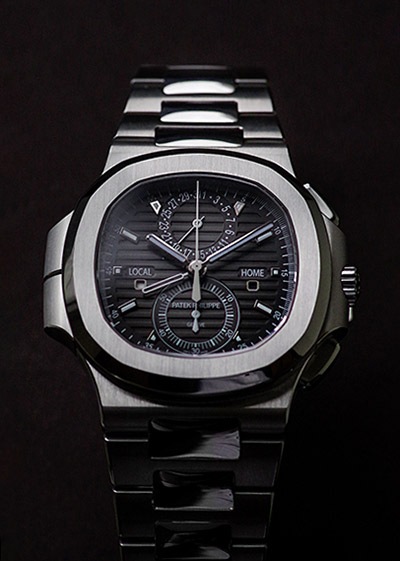 パテックフィリップ - ノーチラス トラベルタイム クロノグラフ | PATEK PHILIPPE | 5990/1A-001 | SS 黒文字盤 自動巻き ブレスレット | 中古 |