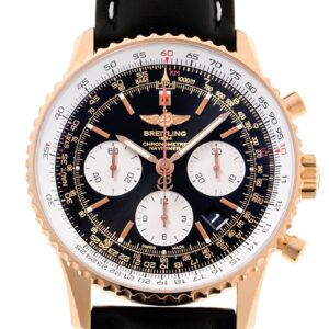 ブライトリング- ナビタイマー01 | BREITLING | RB012012/BA49(RB0120) | RG 黒/シルバー文字盤 自動巻き レザー | 中古