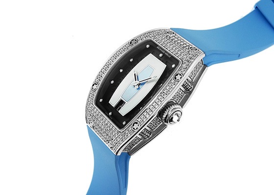 リシャールミル - レディース オートマティック ケースダイヤモンド | RICHARD MILLE | RM007 | WG シェル文字盤 自動巻き ラバー | 中古 |