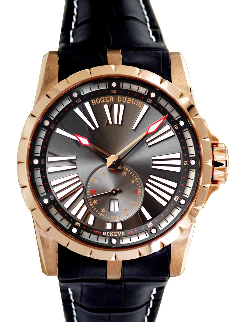 ロジェデュブイ - エクスカリバー オートマティック | ROGER DUBUIS | RDDBEX0566 | RG 黒文字盤 自動巻き レザー | 訳あり新品