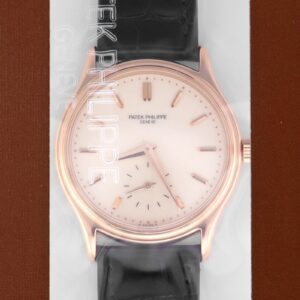 パテックフィリップ - カラトラバ | PATEK PHILIPPE | 3923R-011 | RG アイボリー文字盤 手巻き レザー | アーカイブ付 | 1996年製 | レストア | 中古 |