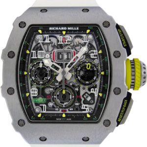 リシャールミル - オートマティック フライバック クロノグラフ | RICHARD MILLE | RM11-03 | TI スケルトン文字盤 自動巻き ラバー | 中古 |