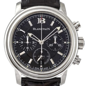 ブランパン - レマン クロノグラフ | BLANCPAIN | 2185 | SS 黒文字盤 自動巻き レザー | 中古 |