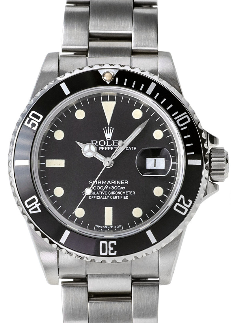 ロレックス - サブマリーナー デイト | ROLEX | 16800 | SS 黒文字盤 自動巻き ブレスレット| 1983年製 | リング無し | 中古 |