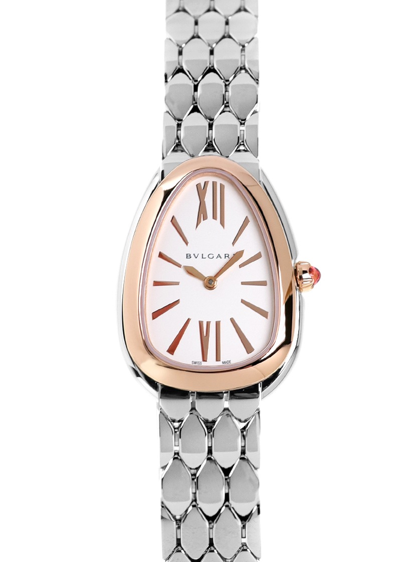 ブルガリ - セルペンティ セドゥットーリ | BVLGARI | 103144 | SS/PG シルバー文字盤 クォーツ ブレスレット |