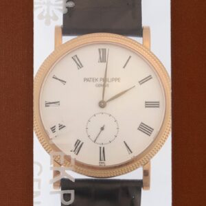 パテックフィリップ - カラトラバ | PATEK PHILIPPE | 5116R-001 | RG エナメル文字盤 手巻き レザー | レストア | 中古 |