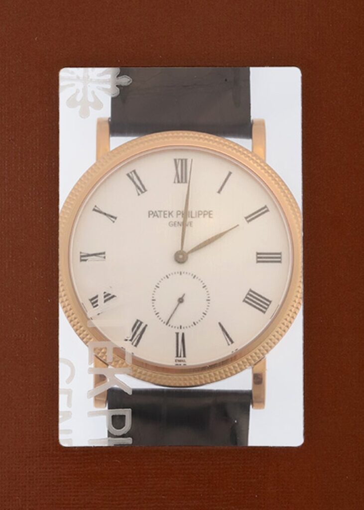 パテックフィリップ - カラトラバ | PATEK PHILIPPE | 5116R-001 | RG エナメル文字盤 手巻き レザー | レストア | 中古 |