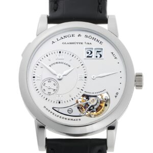 A.ランゲ＆ゾーネ - ランゲ1 トゥールビヨン | A.LANGE&SOHNE | 704.025 | PT シルバー文字盤 手巻き レザー | 150本限定 | 中古 |