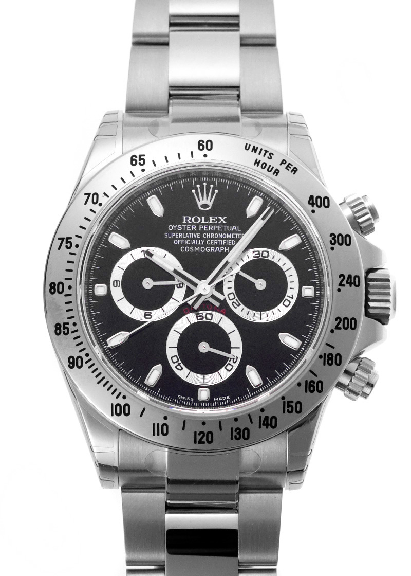 ロレックス - オイスターパーペチュアル コスモグラフ デイトナ【シール付き デッドストック】 | ROLEX | 116520 | SS 黒文字盤 自動巻き ブレスレット