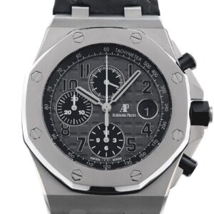 オーデマピゲ - ロイヤルオーク オフショア クロノグラフ | AUDEMARS PIGUET | 26470ST.OO.A104CR.01 | SS グレー文字盤 自動巻き レザー | 中古 |