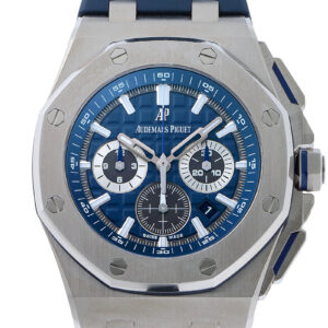 オーデマピゲ - ロイヤルオーク オフショア クロノグラフ | AUDEMARS PIGUET | 26480TI.OO.A027CA.01 | TI ブルー文字盤 自動巻き ラバー | 中古 |