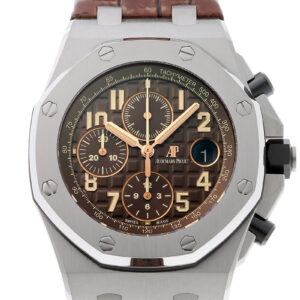 オーデマピゲ - ロイヤルオーク オフショア クロノグラフ | AUDEMARS PIGUET | 26470ST.OO.A820CR.01 | SS ブラウン文字盤 自動巻き レザー | 中古 |