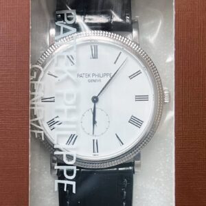 パテックフィリップ - カラトラバ | PATEK PHILIPPE | 5119G-001 | WG 白文字盤 手巻き レザー | レストア | 中古 |