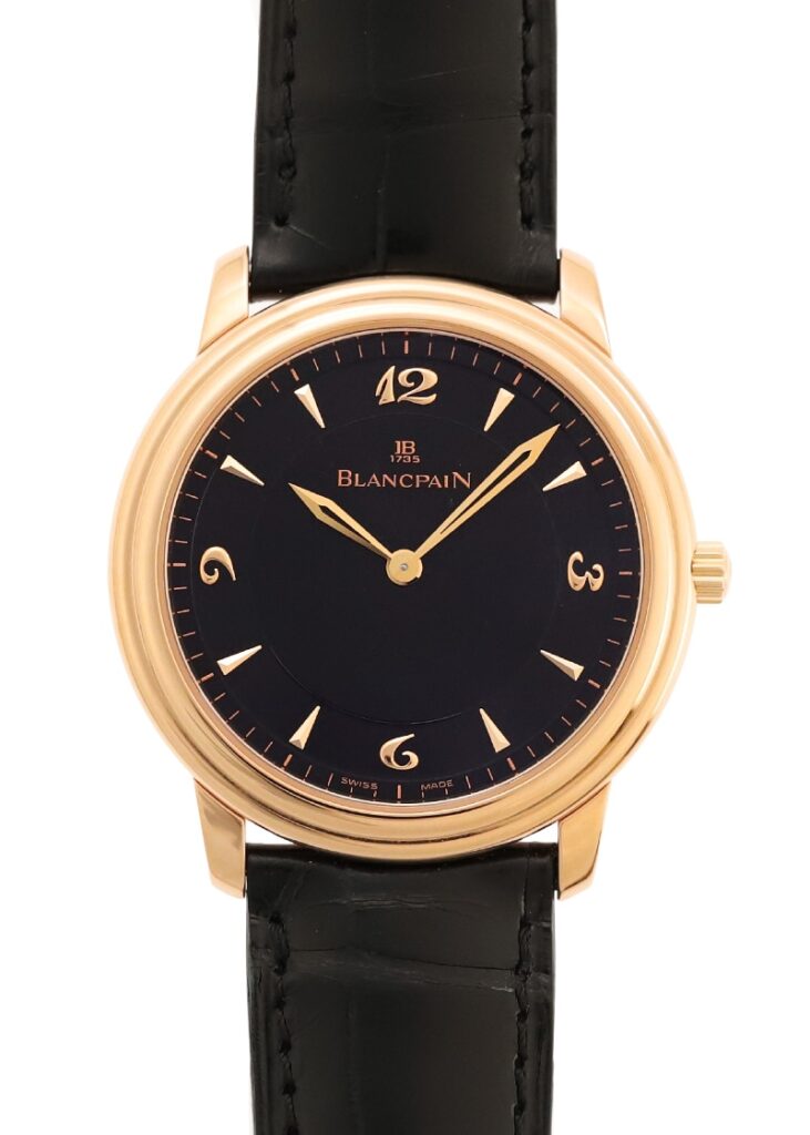 ブランパン - ニュークラシック ウルトラスリム | BLANCPAIN | 2021-3630-55 | BLANCPAIN | PG 黒文字盤 手巻き レザー| 世界300本限定 | 中古 |