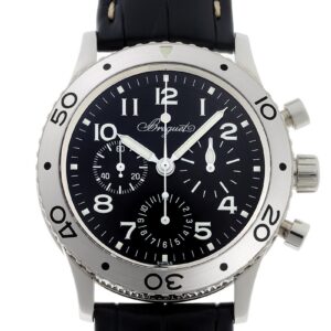 ブレゲ - アエロナバル | BREGUET | 3800ST/92/9W6 | SS 黒文字盤 自動巻き レザー | 中古 |