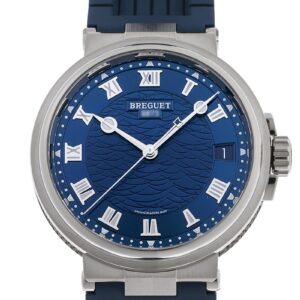 ブレゲ - マリーン | BREGUET | 5517BB/Y2/5ZU | WG ブルー文字盤 自動巻き ラバー