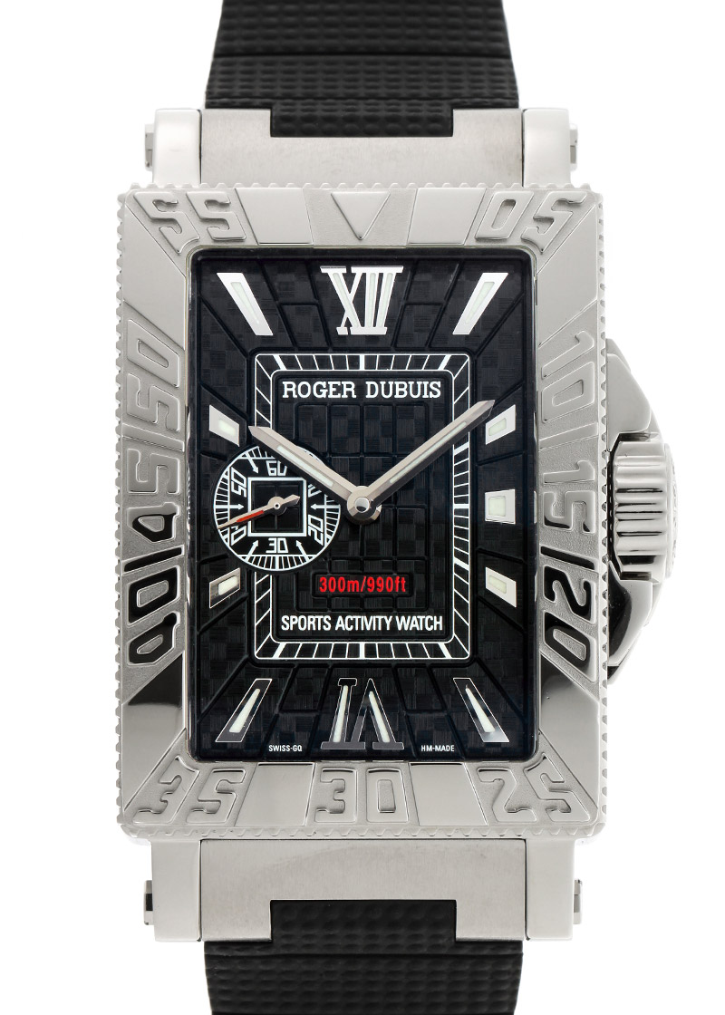 ロジェデュブイ - シーモア | ROGER DUBUIS | MS34 21 9 K9.53RC | SS 黒文字盤 自動巻き ラバー | 中古