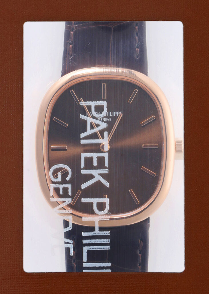 パテックフィリップ - ゴールデンエリプス | PATEK PHILIPPE | 3738/100R-001 | RG ブラウン文字盤 自動巻き レザー | レストア | 中古 |