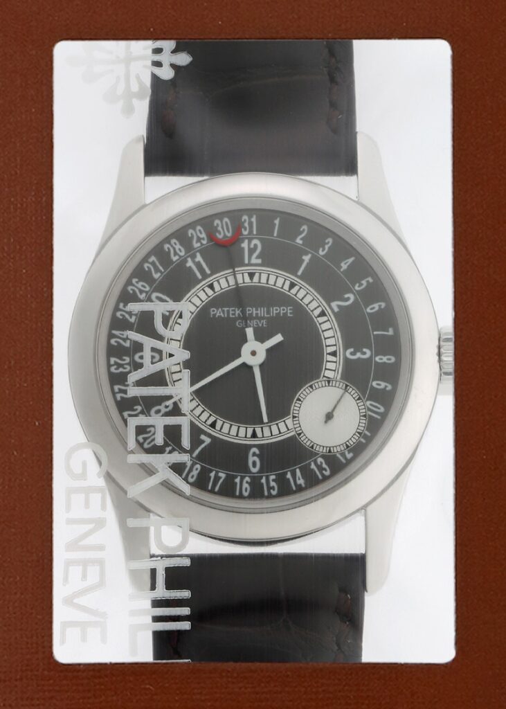 パテックフィリップ - カラトラバ | PATEK PHILIPPE | 6000G-010 | WG グレー文字盤 自動巻き レザー | レストア | 中古 |
