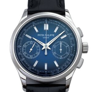 パテックフィリップ - コンプリケーション クロノグラフ | PATEK PHILIPPE | 5170P-001 | PT ブルー/ダイヤ文字盤 手巻き レザー | 委託品 | 中古 |
