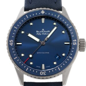 ブランパン - フィフティファゾムス バチスカーフ | BLANCPAIN | 5000-0240-O52A | CE ブルー文字盤 自動巻き ナイロン |
