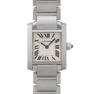 カルティエ - タンクフランセーズ | CARTIER | W51008Q3 | SM SS シルバー文字盤 クォーツ ブレスレット | 中古 |