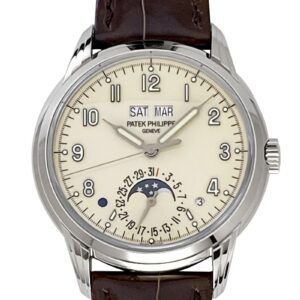 パテックフィリップ - グランドコンプリケーション パーペチュアルカレンダー | PATEK PHILIPPE | 5320G-001 | WG アイボリー文字盤 自動巻き レザー | 委託品 | 中古 |