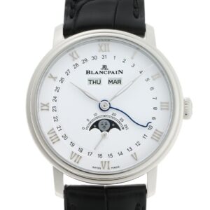 ブランパン - ヴィルレ コンプリートカレンダー | BLANCPAIN | 6264-1127-55B | SS シルバー文字盤 自動巻き レザー |
