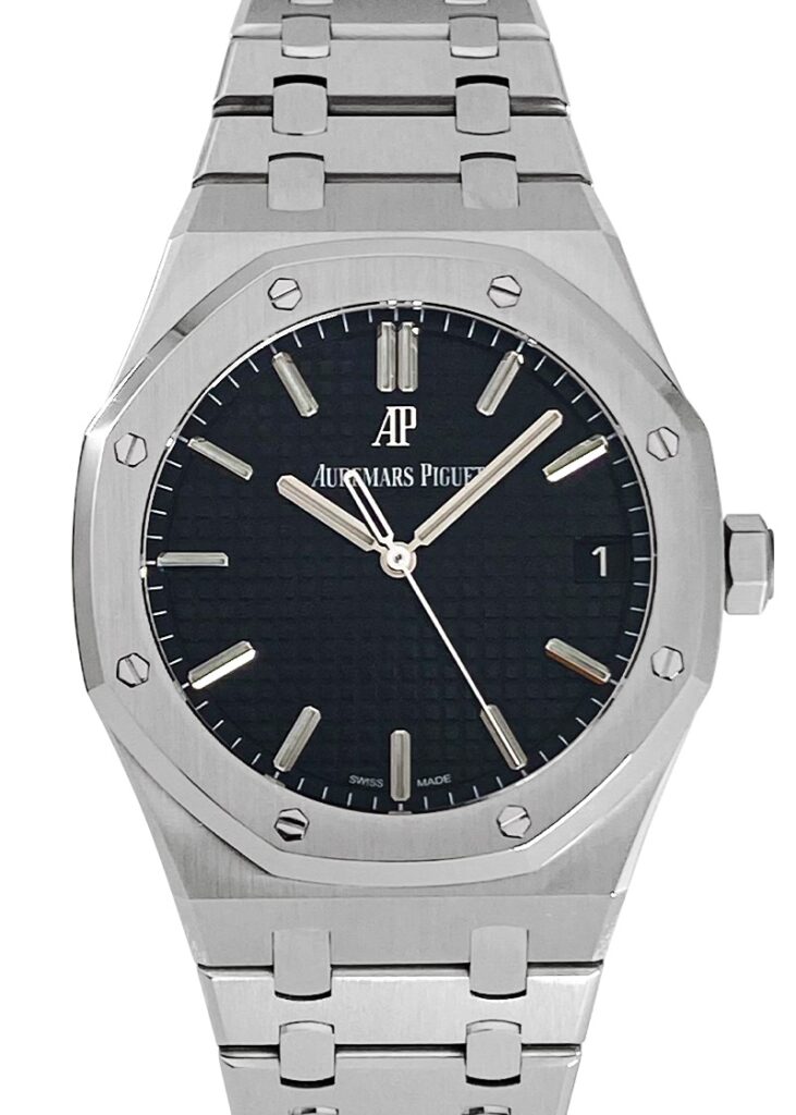オーデマピゲ - ロイヤルオーク | AUDEMARS PIGUET | 15500ST.OO.1220ST.03 | SS 黒文字盤 自動巻き ブレスレット | 中古 |