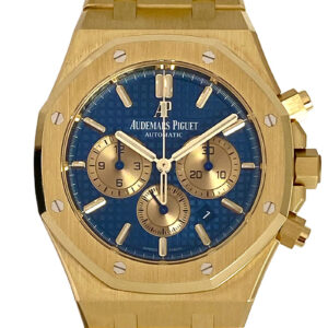 オーデマピゲ - ロイヤルオーク クロノグラフ | AUDEMARS PIGUET | 26331BA.OO.1220BA.01 | YG ブルー文字盤 自動巻き ブレスレット | 委託品 | 中古 |