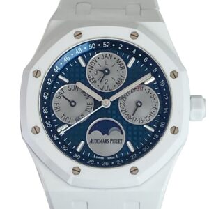 オーデマピゲ - ロイヤルオーク パーペチュアルカレンダー | AUDEMARS PIGUET | 26579CB.OO.1225CB.01 | CE ブルー文字盤 自動巻き ブレスレット