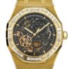 オーデマピゲ - ロイヤルオーク フロステッドゴールド ダブルバランスホイール オープンワーク | AUDEMARS PIGUET | 15412BA.ZG.1224BA.01 | YG スケルトン文字盤 自動巻き ブレスレット