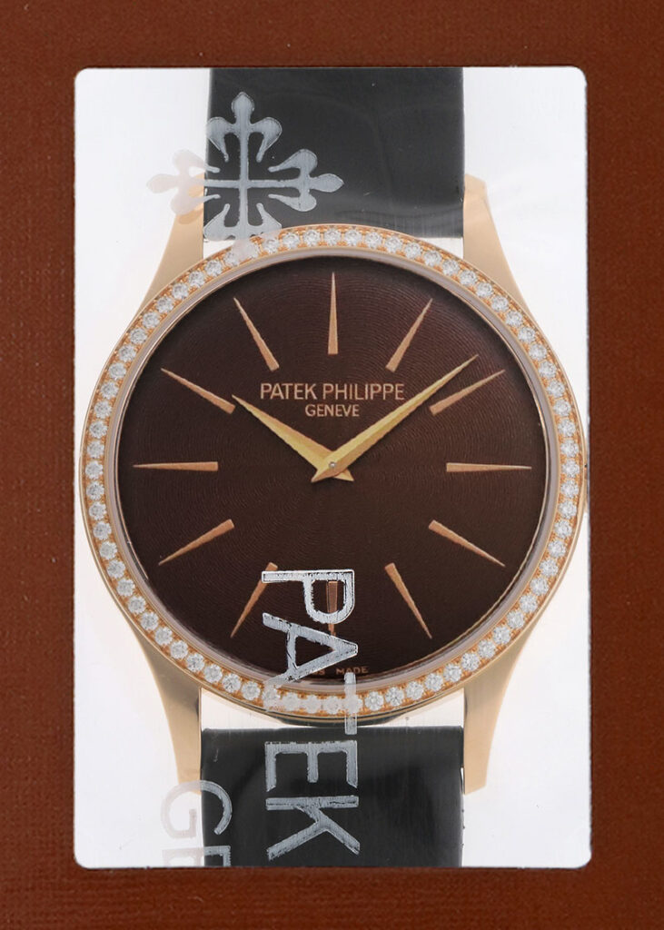 パテックフィリップ - カラトラバ | PATEK PHILIPPE | 4897R-001 | PG ブラウン文字盤 手巻き レザー | レストア | 中古