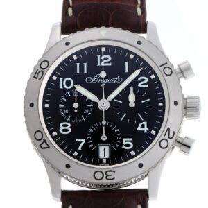 ブレゲ - トランスアトランティック | BREGUET | 3820ST/H2/9W6 | SS 黒文字盤 自動巻き レザー