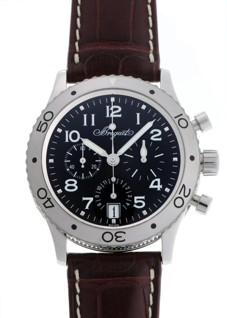 ブレゲ - トランスアトランティック | BREGUET | 3820ST/H2/9W6 | SS 黒文字盤 自動巻き レザー