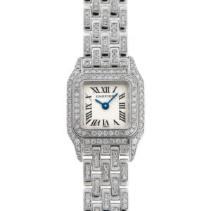 カルティエ - ミニパンテール | CARTIER | WF3210FK | WG シルバー文字盤 クォーツ ブレスレット | 中古