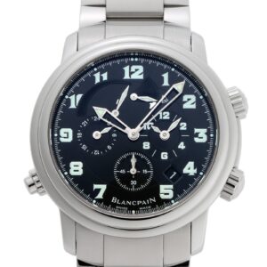 ブランパン - レマンGMTアラーム | BLANCPAIN | 2041-1130M-53B | SS 黒文字盤 自動巻き ブレスレット | 中古