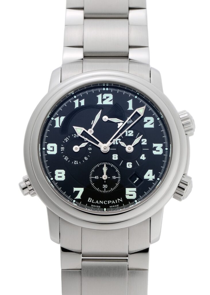 ブランパン - レマンGMTアラーム | BLANCPAIN | 2041-1130M-53B | SS 黒文字盤 自動巻き ブレスレット | 中古
