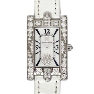 ハリーウィンストン - アヴェニュー クラシック オーロラ | HARRY WINSTON | AVEQHM21WW231 | WG ホワイトシェル文字盤 クォーツ レザー | 中古