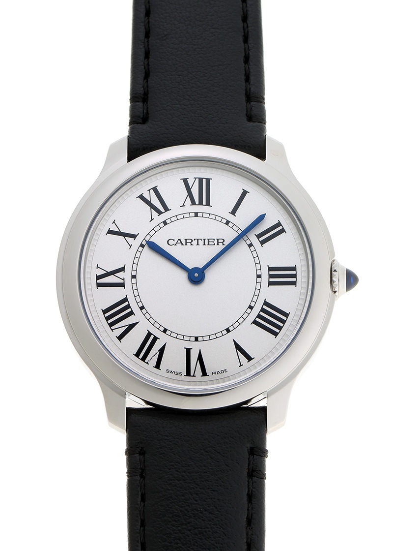 カルティエ - ロンド マスト ドゥ カルティエ | CARTIER | WSRN0031 | SS シルバー文字盤 クォーツ レザー