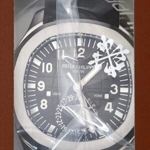 パテックフィリップ - アクアノート トラベルタイム | PATEK PHILIPPE | 5164A-001 | SS 黒文字盤 自動巻き ラバー | 中古