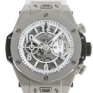 ウブロ - ビッグバン ウニコ ホワイト&ブラック 日本限定 | HUBLOT | 411.NE.2010.LR.JSM15 | TI スケルトン文字盤 自動巻き ラバーアリゲーター | 中古