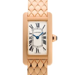 カルティエ - タンクアメリカン SM | CARTIER | W2620031 | PG シルバー文字盤 クォーツ ブレスレット | 中古