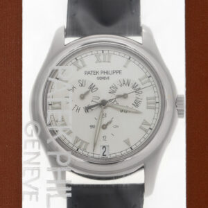 パテックフィリップ - アニュアルカレンダー | PATEK PHILIPPE | 5035G-039 | WG シルバー文字盤 自動巻き レザー | レストア | 中古