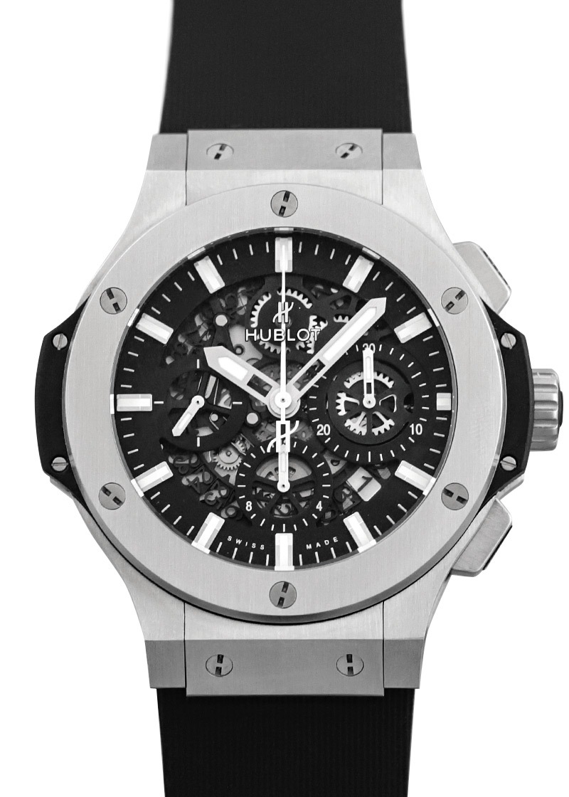 ウブロ - アエロバン スチール | HUBLOT | 311.SX.1170.RX | SS スケルトン文字盤 自動巻き ラバー | 中古