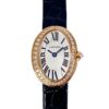 カルティエ - ミニ ベニュワール ベゼルダイヤ | CARTIER | WB520028 | PG シルバー文字盤 クォーツ レザー | 中古
