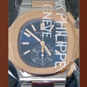 パテックフィリップ - ノーチラス | PATEK PHILIPPE | 5980/1AR-001 | SS/RG ブルー文字盤 自動巻き ブレスレット | 委託品 | 中古