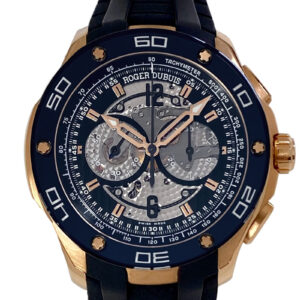 ロジェデュブイ - パルジョン クロノグラフ | ROGER DUBUIS | DBPU0003 | RG スケルトン文字盤 自動巻き ラバー | 委託品 | 中古