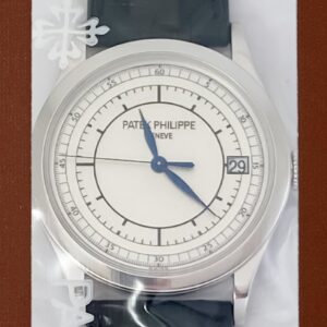 パテックフィリップ - カラトラバ | PATEK PHILIPPE | 5296G-001 | WG シルバー文字盤 自動巻き レザー | 中古