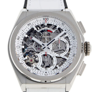 ゼニス - デファイ エルプリメロ 21 日本限定 | ZENITH | 95.9003.9004/78.R588 | TI スケルトン文字盤 自動巻き ラバーアリゲーター | 中古